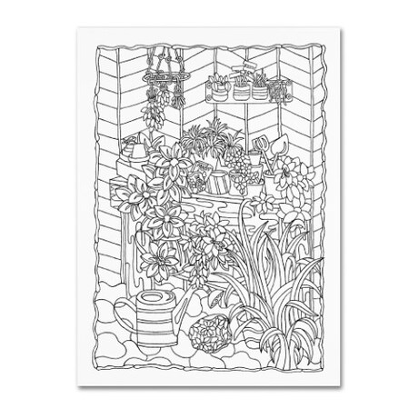 Trademark Fine Art Kathy G. Ahrens 'Hanging Herbs' Canvas Art, 18x24 ALI3520-C1824GG